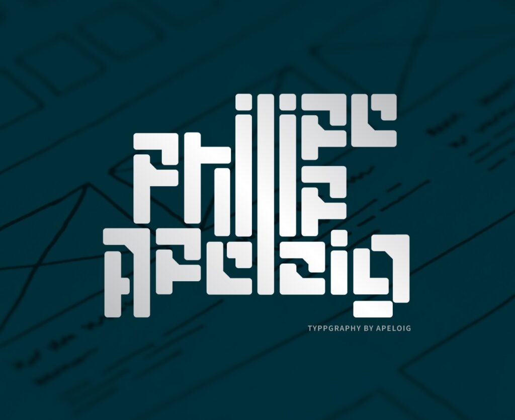 Philippe Apeloig fan typography design